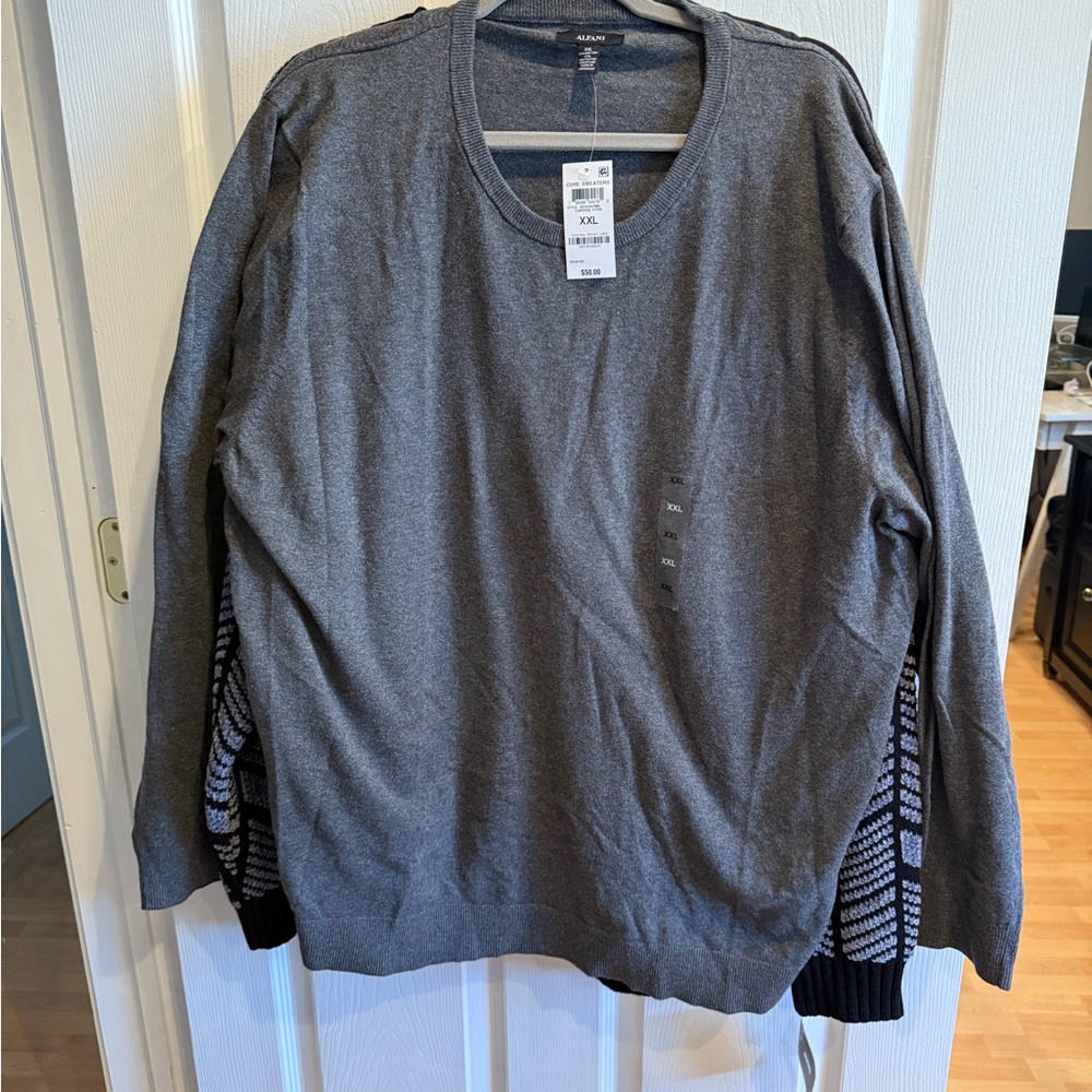 Alfani Charcoal Long Sleeve Sweater